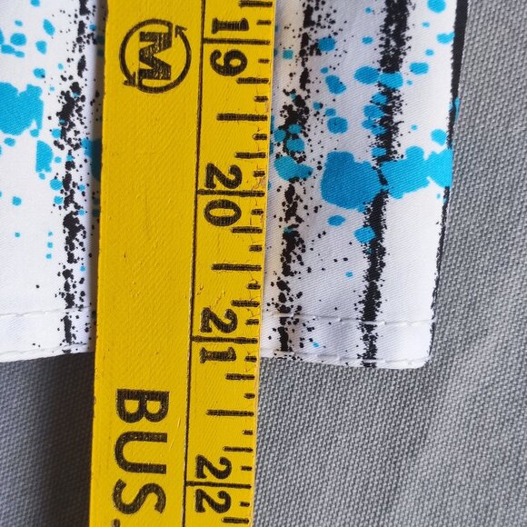 Quiksilver board short men's size 29 white blue black graphic design - Picture 12 of 13